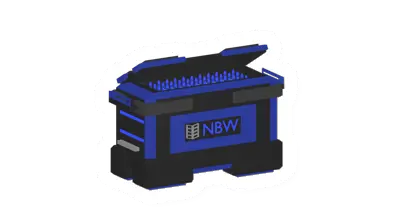 Unturned Neon Blue Tracer Ammunition Crate supply icon