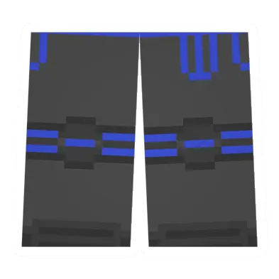 Unturned Neon Blue Bottom clothing icon