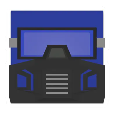 Unturned Neon Blue Biohazard Hood item icon