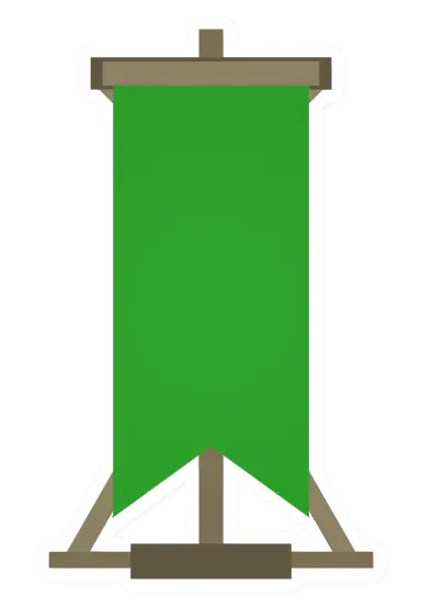 Unturned Green Claim Banner barricade icon