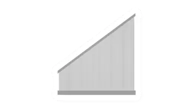 Unturned Metal Ramp Wall barricade icon