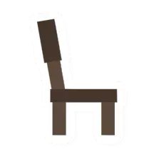 Unturned Pine Chair icon