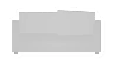 Unturned White Couch barricade icon