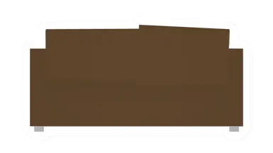 Unturned Brown Couch barricade icon