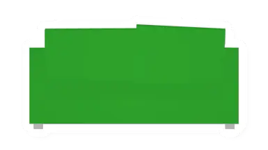 Unturned Green Couch barricade icon