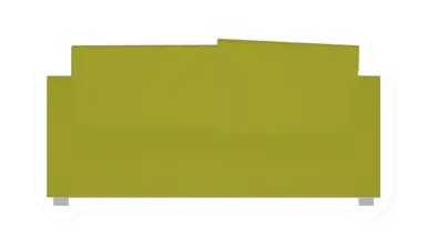 Unturned Yellow Couch barricade icon