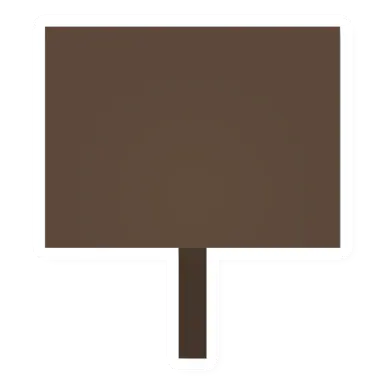 Unturned Pine Sign barricade icon