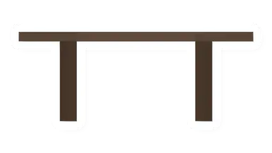 Unturned Pine Circular Table barricade icon