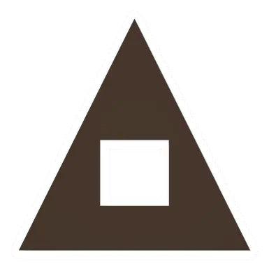 Unturned Triangular Pine Roof Hole barricade icon