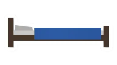 Unturned Blue Bed barricade icon