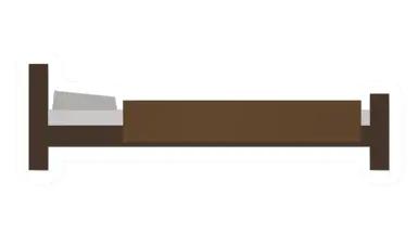Unturned Brown Bed barricade icon