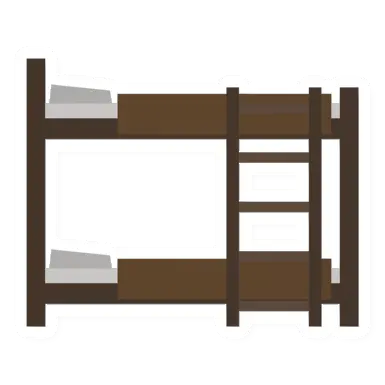 Unturned Brown Bunk Bed barricade icon