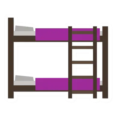 Unturned Magenta Bunk Bed barricade icon