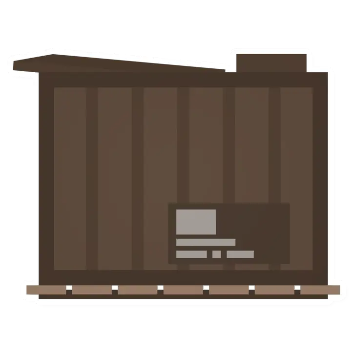 Unturned Thick Pine Crate storage icon