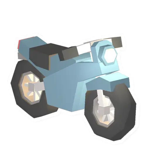 Unturned Blue Motorbike vehicle icon