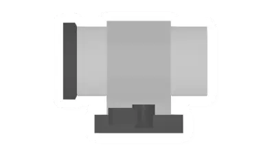 Unturned 3D Printed Scope (White) sight icon