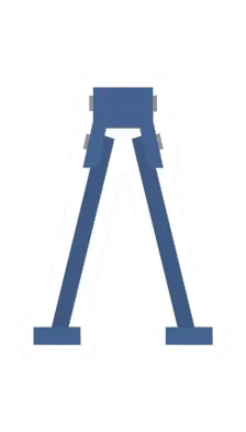 Unturned 3D Printed Bipod (Blue) item icon