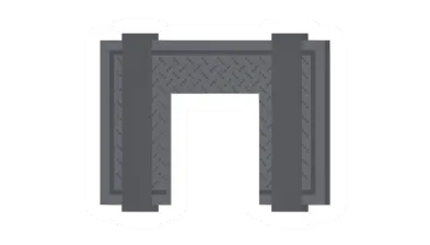 Unturned Metal Doorway barricade icon
