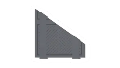 Unturned Metal Ramp Wall barricade icon