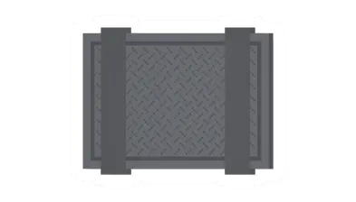 Unturned Metal Center Wall barricade icon