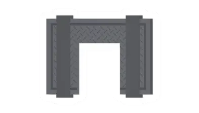 Unturned Metal Center Doorway barricade icon