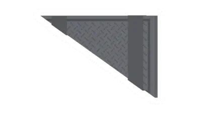 Unturned Metal Upper Short Ramp Wall barricade icon