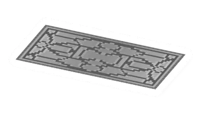 Unturned Persian Carpet (White) barricade icon