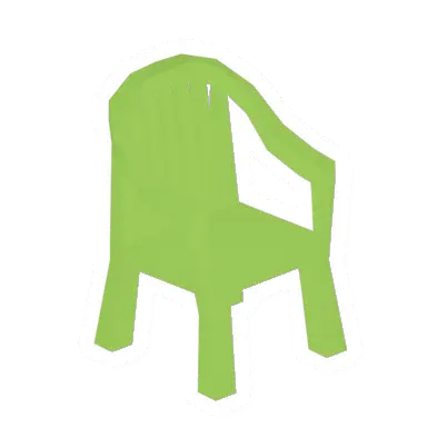 Unturned Plastic Chair (Green) barricade icon