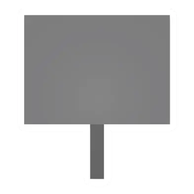Unturned Metal Sign barricade icon