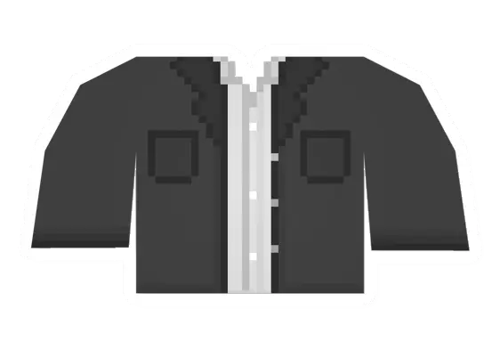 Unturned Black Suit Top clothing icon