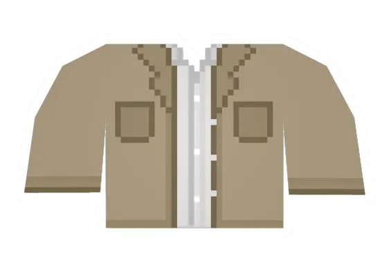 Unturned Tan Suit Top clothing icon