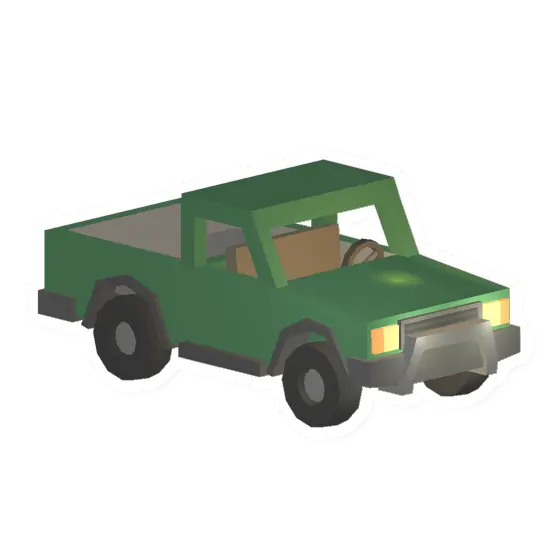 Unturned Green Pickup Truck vehicle icon