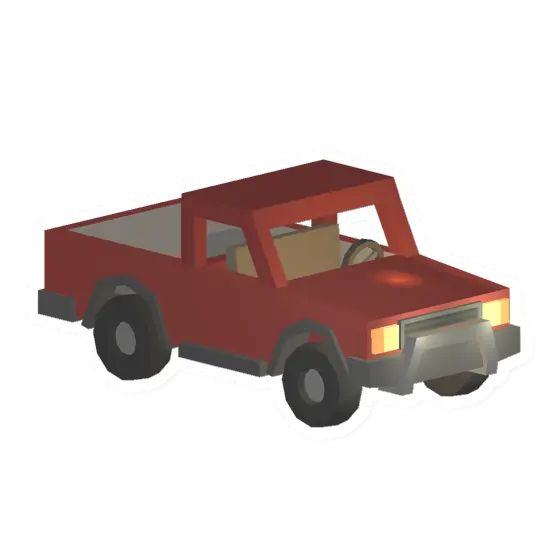 Unturned Red Pickup Truck icon