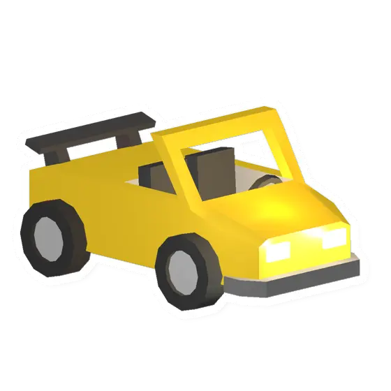 Unturned Yellow Sportscar vehicle icon
