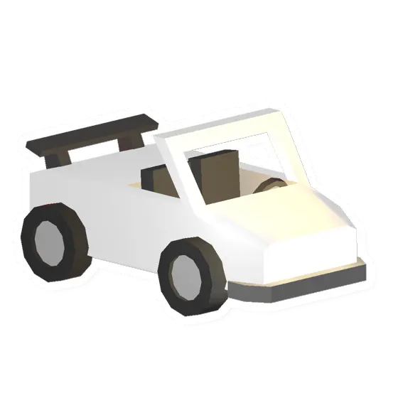 Unturned White Sportscar vehicle icon