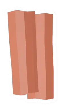 Unturned Cooked Bacon food icon