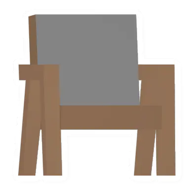 Unturned Wood Chair barricade icon