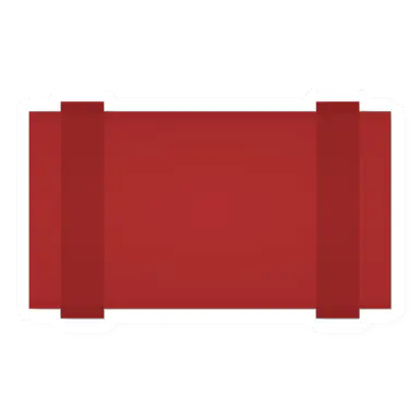 Unturned Red Bedroll barricade icon