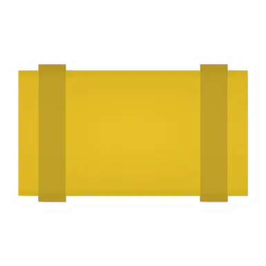 Unturned Yellow Bedroll barricade icon