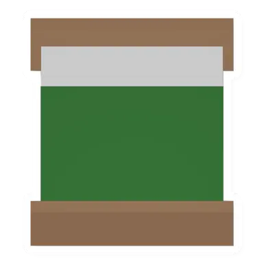 Unturned Green Wood Double Bed barricade icon