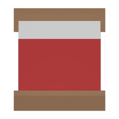 Unturned Red Wood Double Bed barricade icon