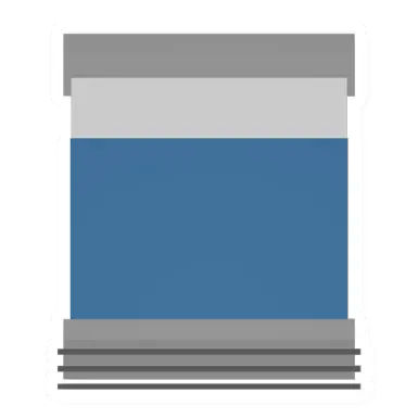 Unturned Blue Concrete Double Bed barricade icon