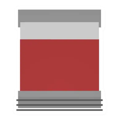 Unturned Red Concrete Double Bed barricade icon