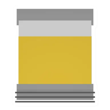 Unturned Yellow Concrete Double Bed barricade icon