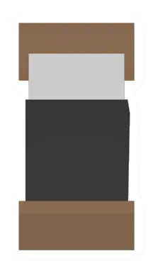 Unturned Black Wood Bed barricade icon