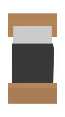 Unturned Black Adobe Bed barricade icon