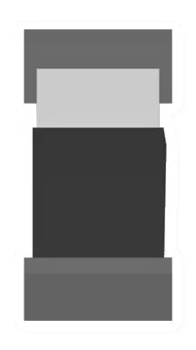 Unturned Black Metal Bed barricade icon