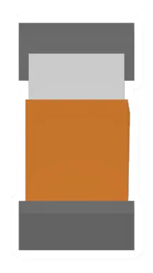 Unturned Orange Metal Bed barricade icon