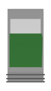 Unturned Green Concrete Bed barricade icon