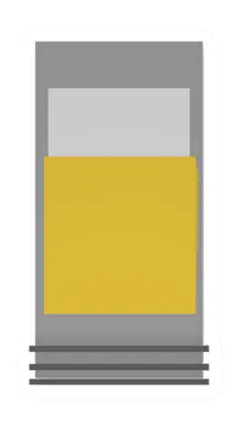 Unturned Yellow Concrete Bed barricade icon
